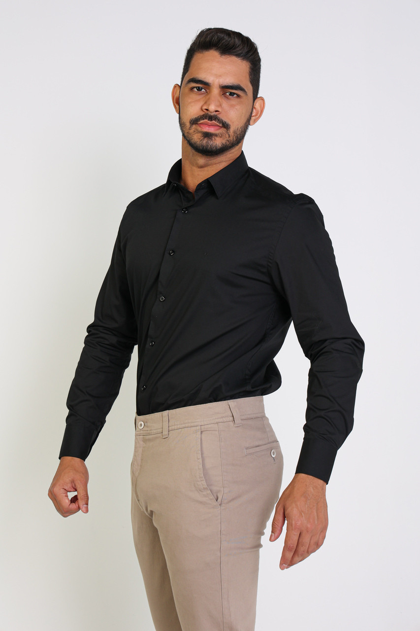 CAMISA MASCHIO MANGA LONGA SLIM FIT 0020-E